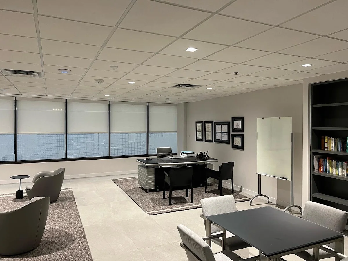 Interior of Dallas outpatient program — furniture