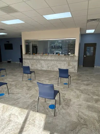Interior of dallas recovery facility